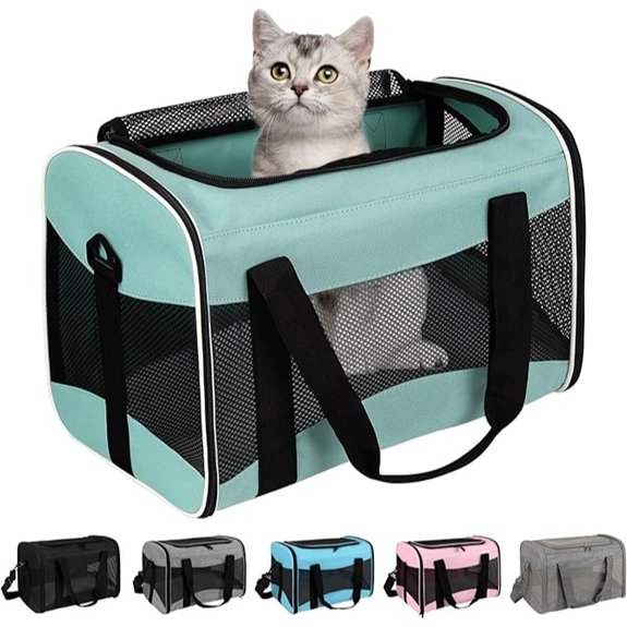 Airline Approved Soft-Sided Pet Carrier for Cats & Dogs
