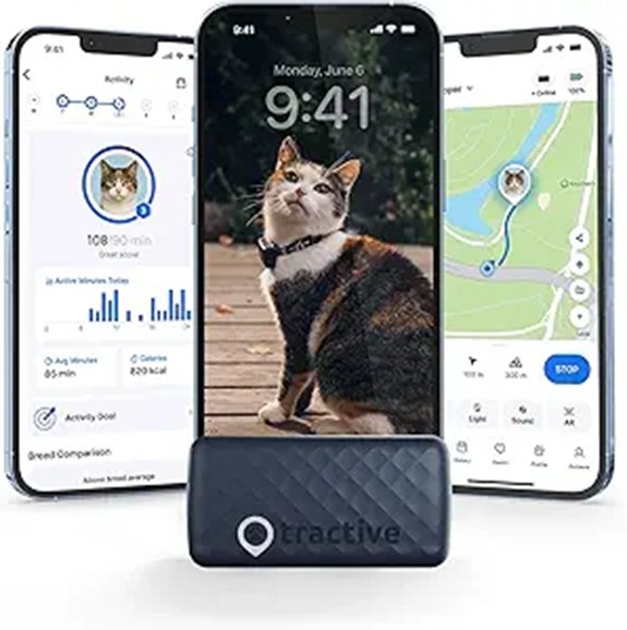 Tractive GPS Tracker for Cats with Wellness Monitoring
