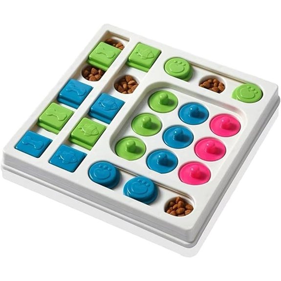 Cat Puzzle Feeder Toy for Indoor Cats