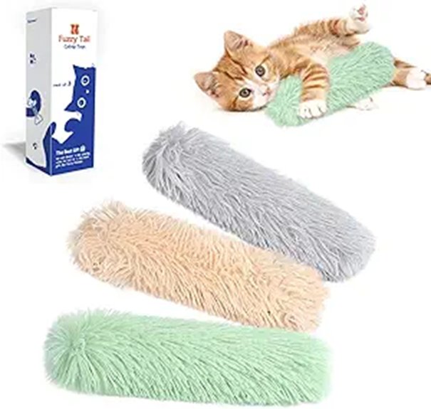 Potaroma Cat Toys Pillows with Catnip (3-Pack)