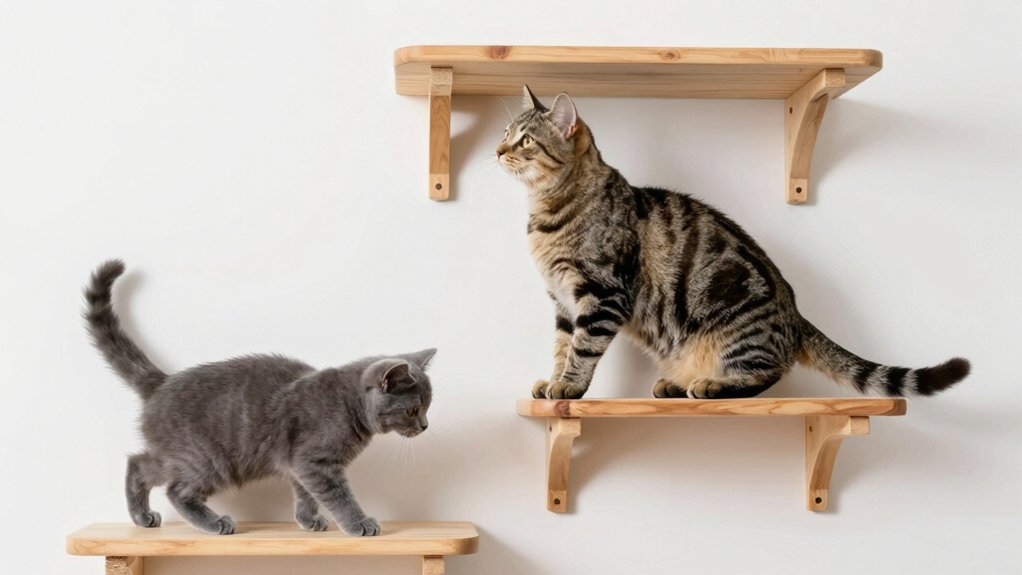 choosing cat wall shelves