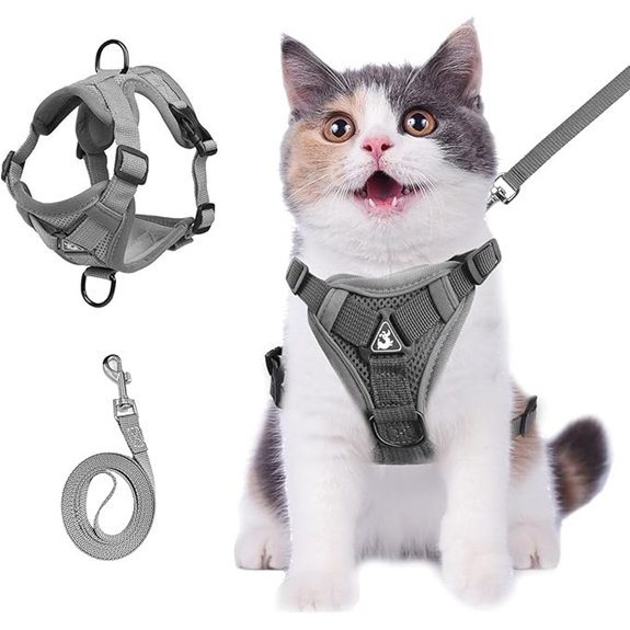Wanheart Soft Mesh Cat Harness and Leash Set