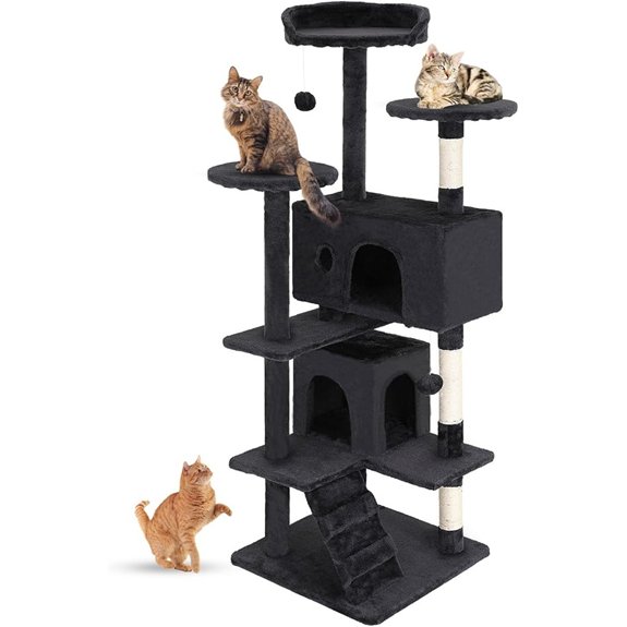 FDW 54 Cat Tree Tower (Dark Gray)
