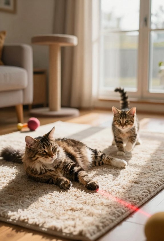 encouraging active cat play