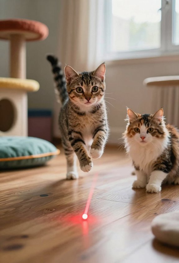 engaging laser play space