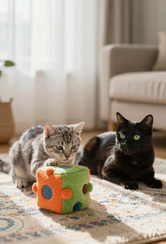 engaging puzzle toys for cats