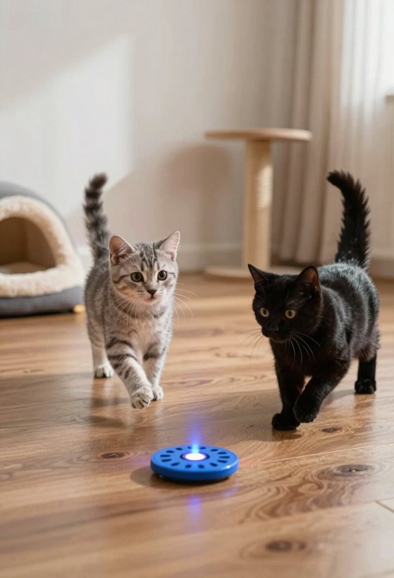 engaging stimulating automatic cat toys