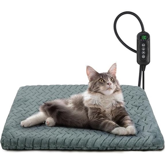 GASUR Heated Cat Bed with Timer