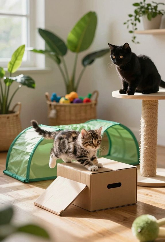 jumping challenges for cats