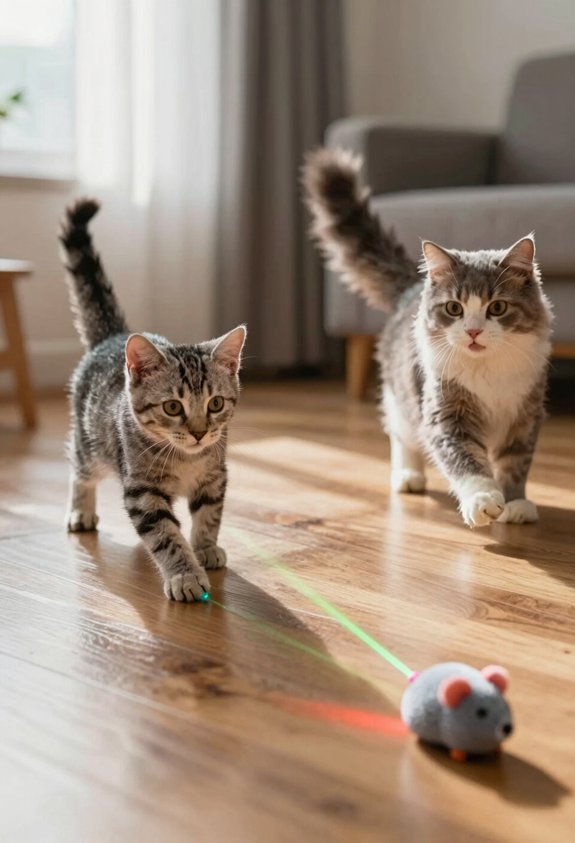 motion activated cat toys