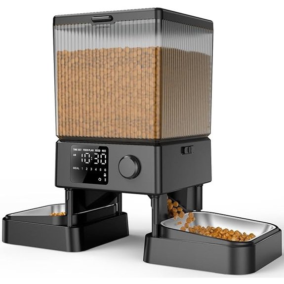 oneisall Automatic Cat Feeder for 2 Cats