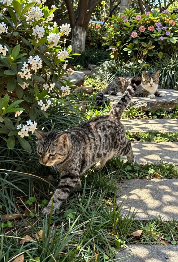 safe outdoor activities senior cats