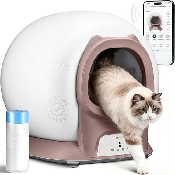 Self-Cleaning Litter Box with App Control