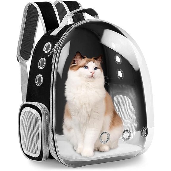 Transparent Space Capsule Cat Backpack Carrier for Travel