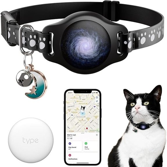 Waterproof Apple Find My Cat Collar with Bell