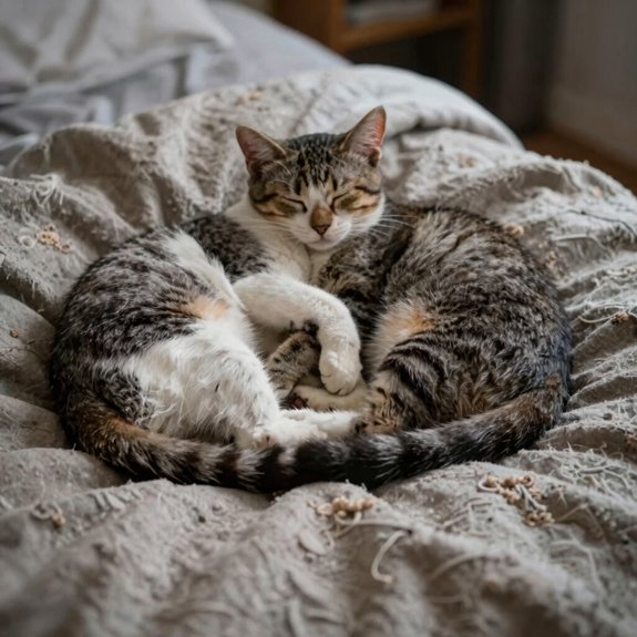 active play promotes sleep for cats