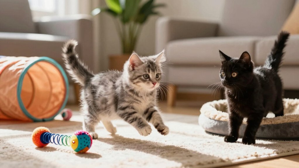 active playtime for cats