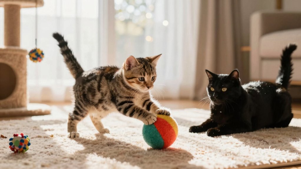 active playtime for cats