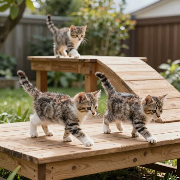 backyard cat agility course setup