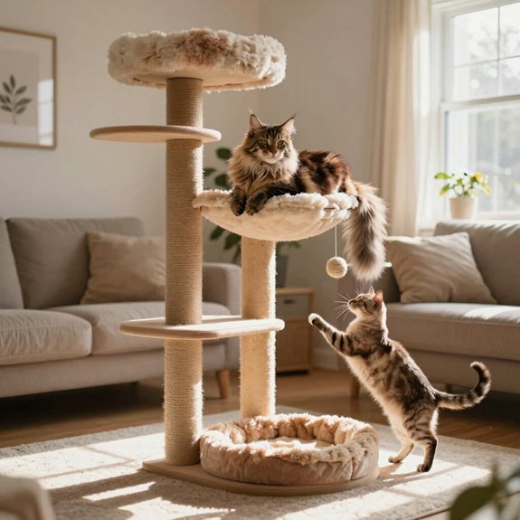 best climbing towers for large cats