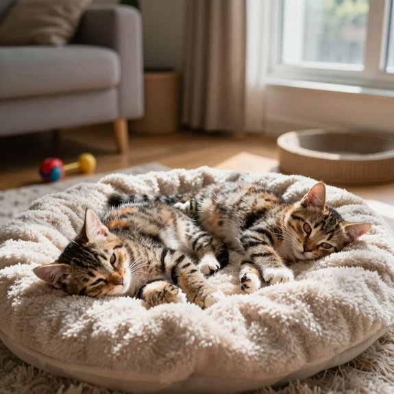 consistent routines foster happy cats