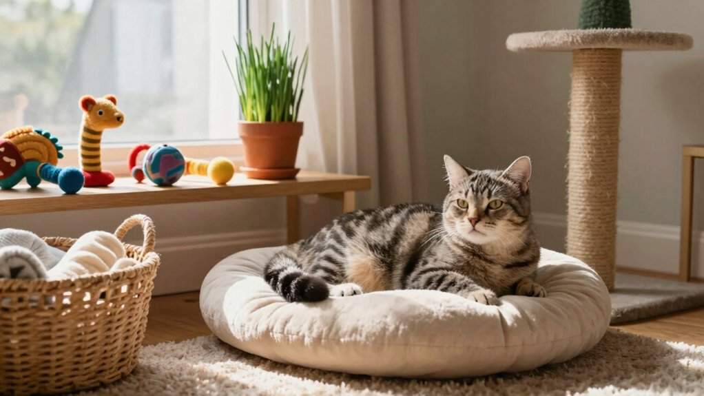cozy space for senior cats