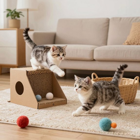daily play promotes cat mental health