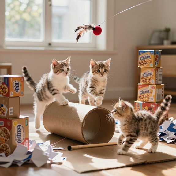 diy cat obstacle course indoors