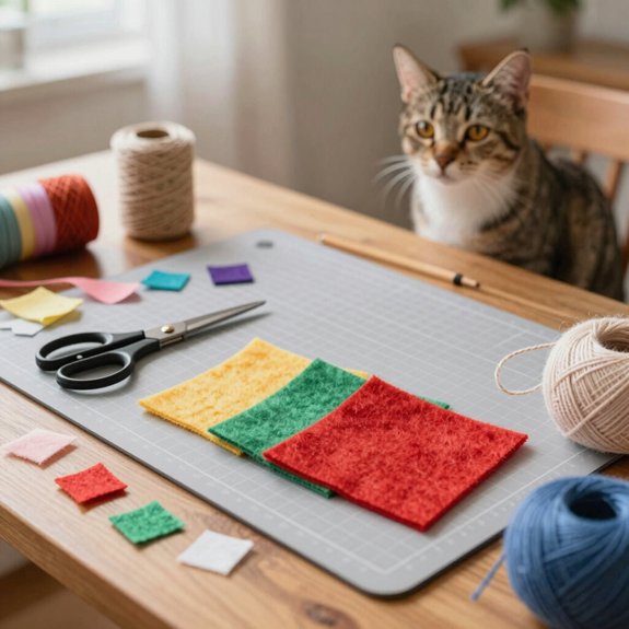 diy cat toy creation steps