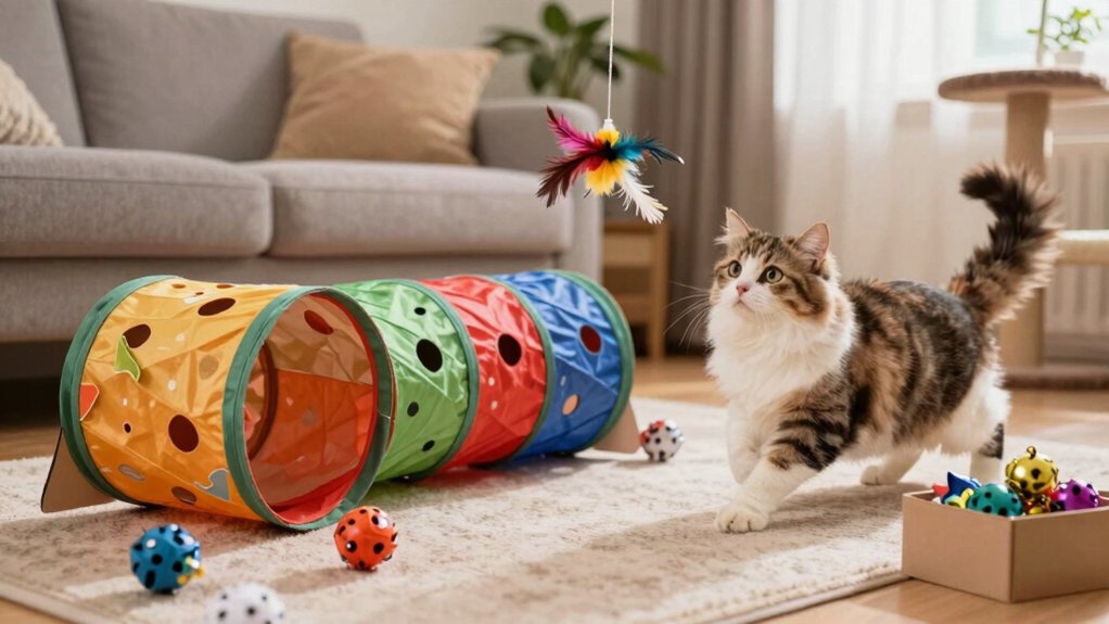 diy interactive cat toys