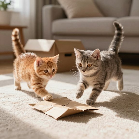 diy sock toy cardboard maze
