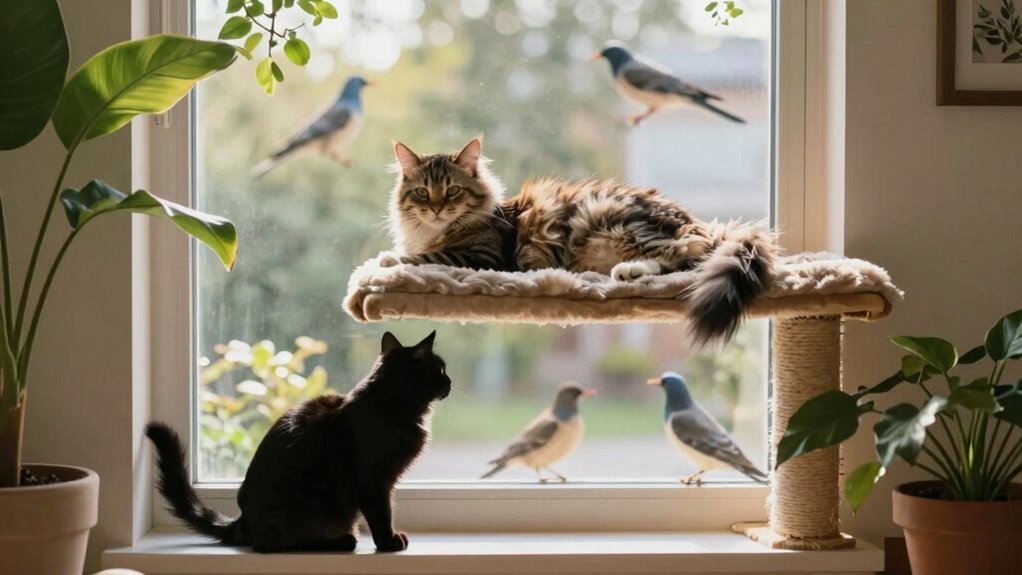 elevated spaces for cats