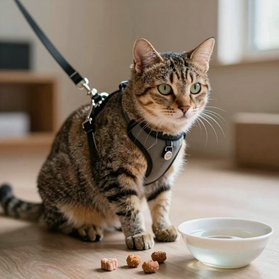 gradually introduce outdoor distractions calmly