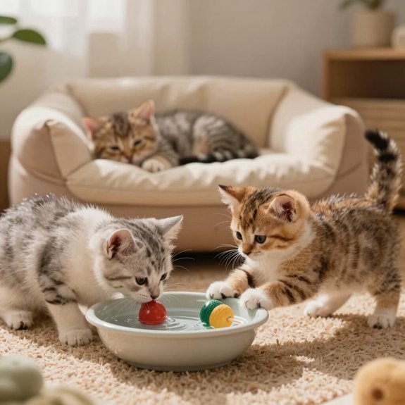 healthy kitten development activities list