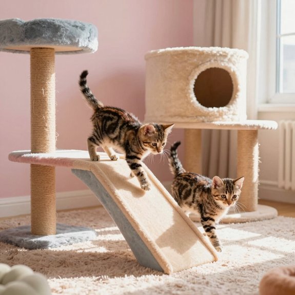 indoor cat playground essentials climbing scratching hiding
