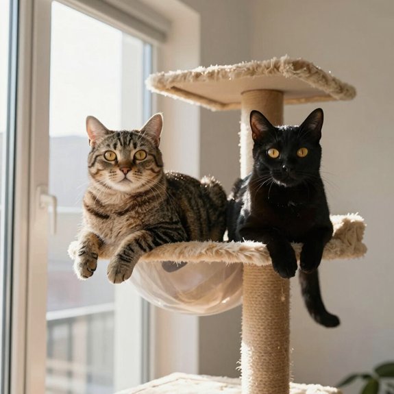 indoor cats require vertical exercise