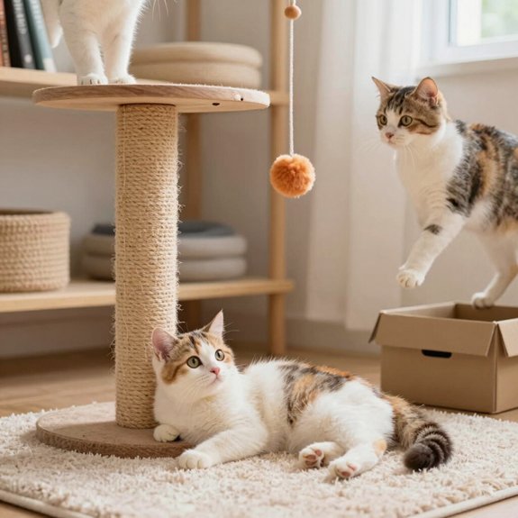 indoor kittens need daily playtime