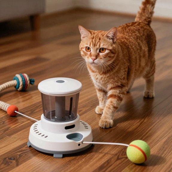 interactive cat toys for shedding energy