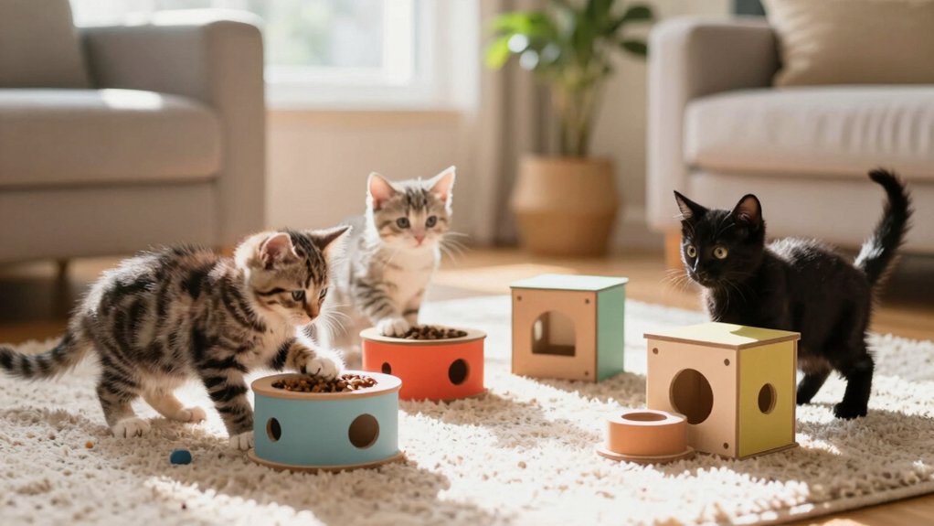 interactive feline feeding solutions