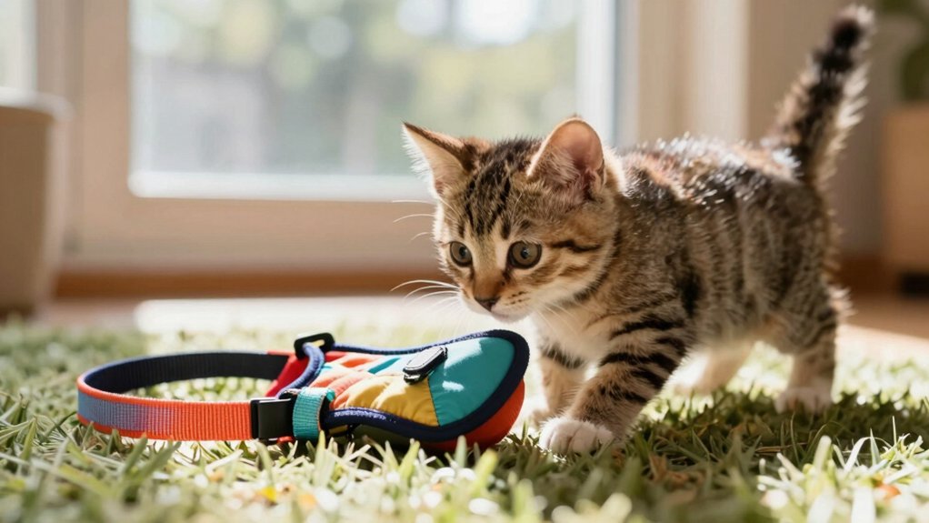 introduce cat to leash