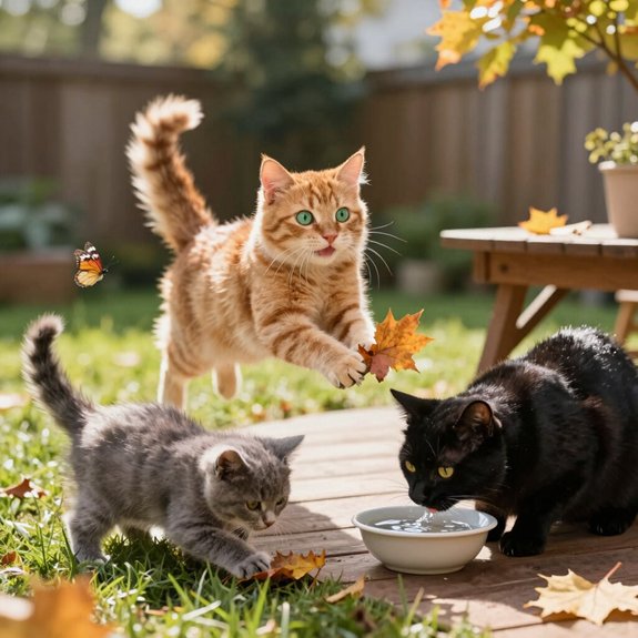 outdoor cat activities for happiness