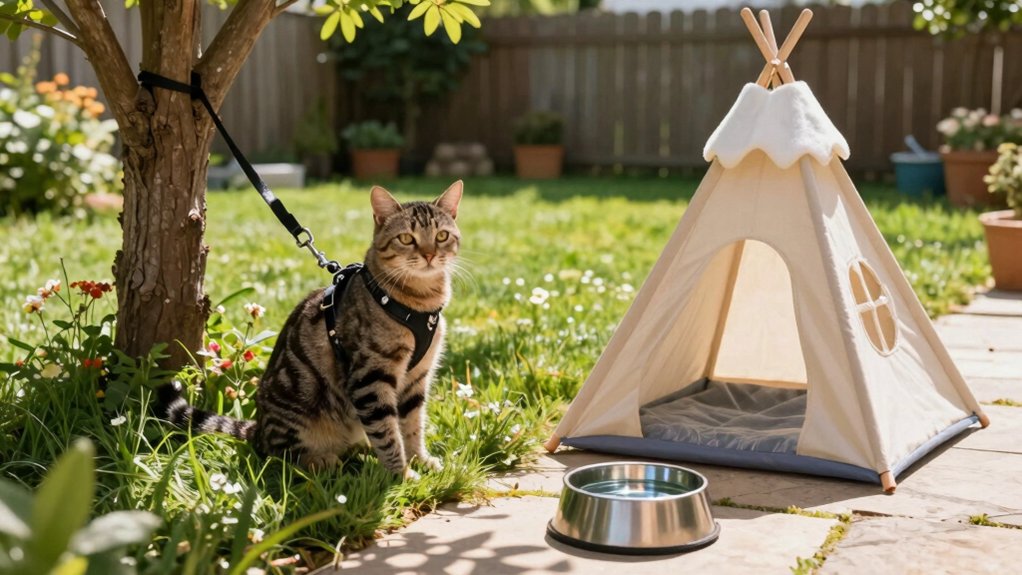 outdoor cat safety hazards supervision shelter id