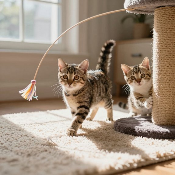 regularly monitor kitten activity adjustments