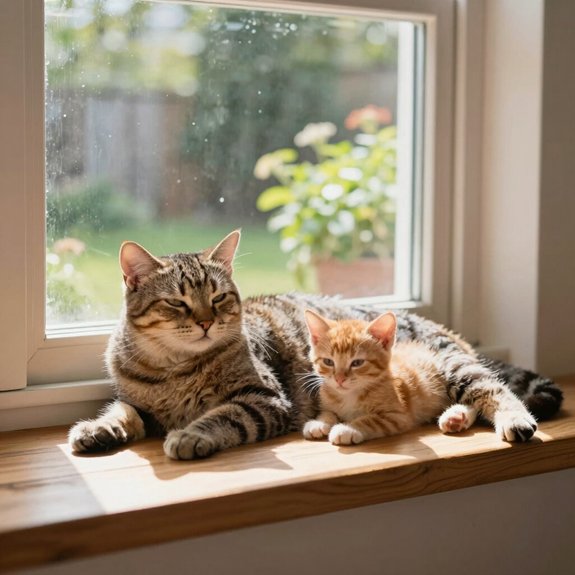 sunlight supports cat health and mood