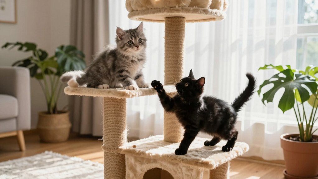 transitioning cats to climbing