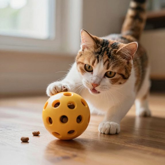 treat dispensing toys stimulate cats senses