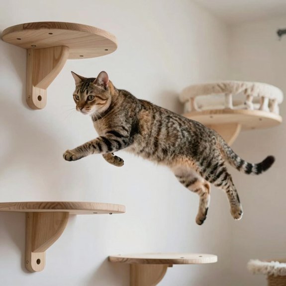 vertical exercise boosts cat health and activity