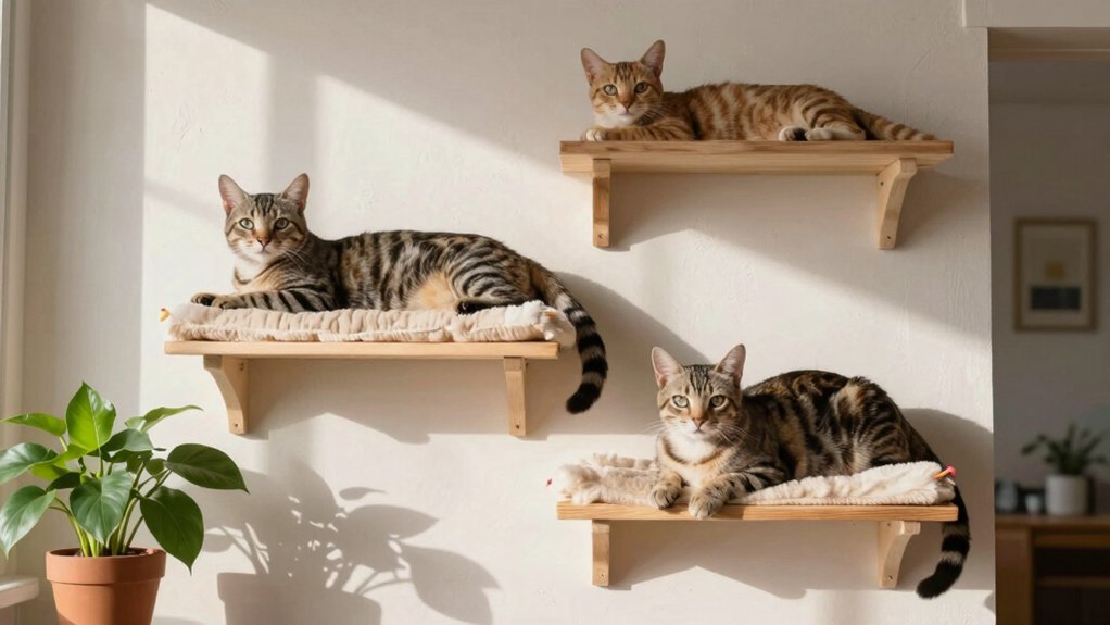 wall cat shelves benefits