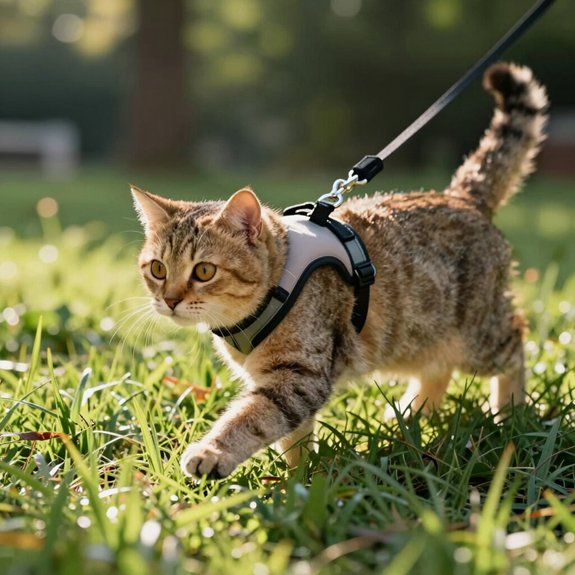 well fitted harness indoor acclimation