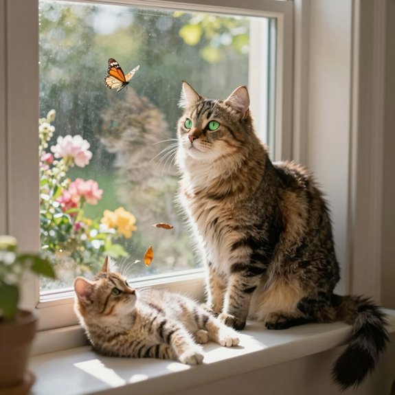 window perch boosts cat mental stimulation